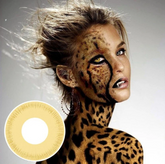 Lentes de contacto de color amarillo para cosplay de Avatar